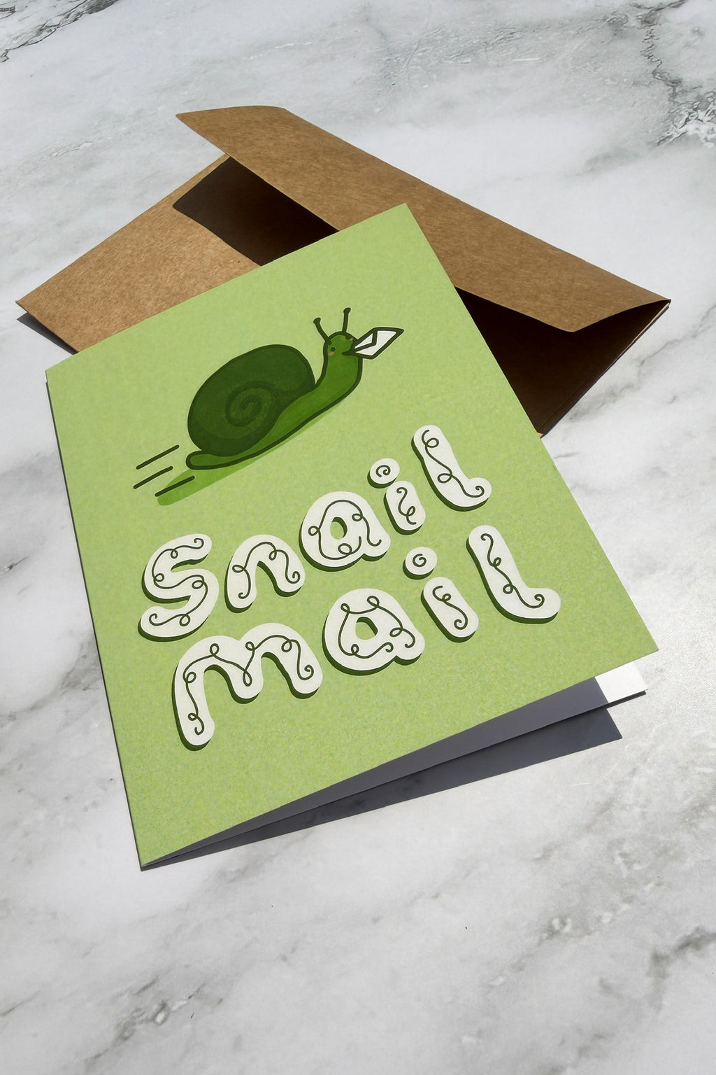 Snail Mail Greeting Card