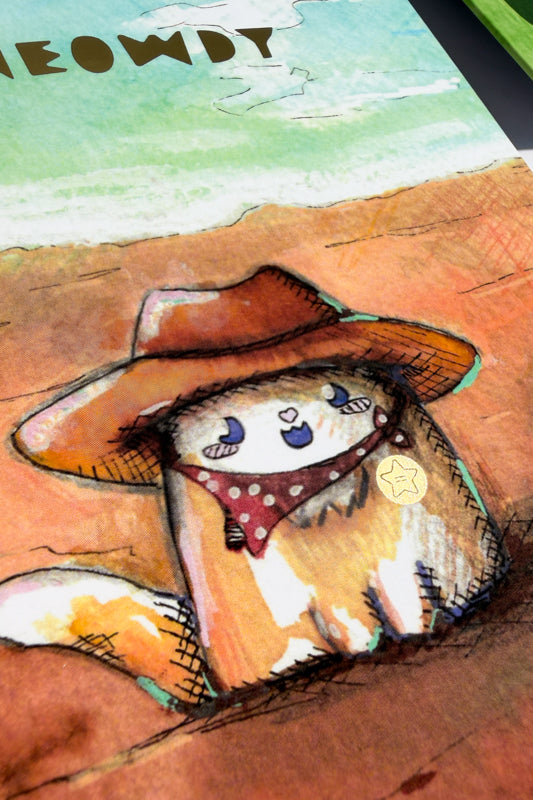 Meowdy Greeting Card