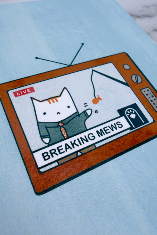 Breaking Mews Greeting Card