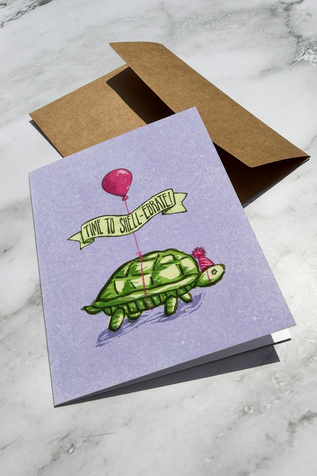 Time to Shell-ebrate Turtle Celebration Greeting Card