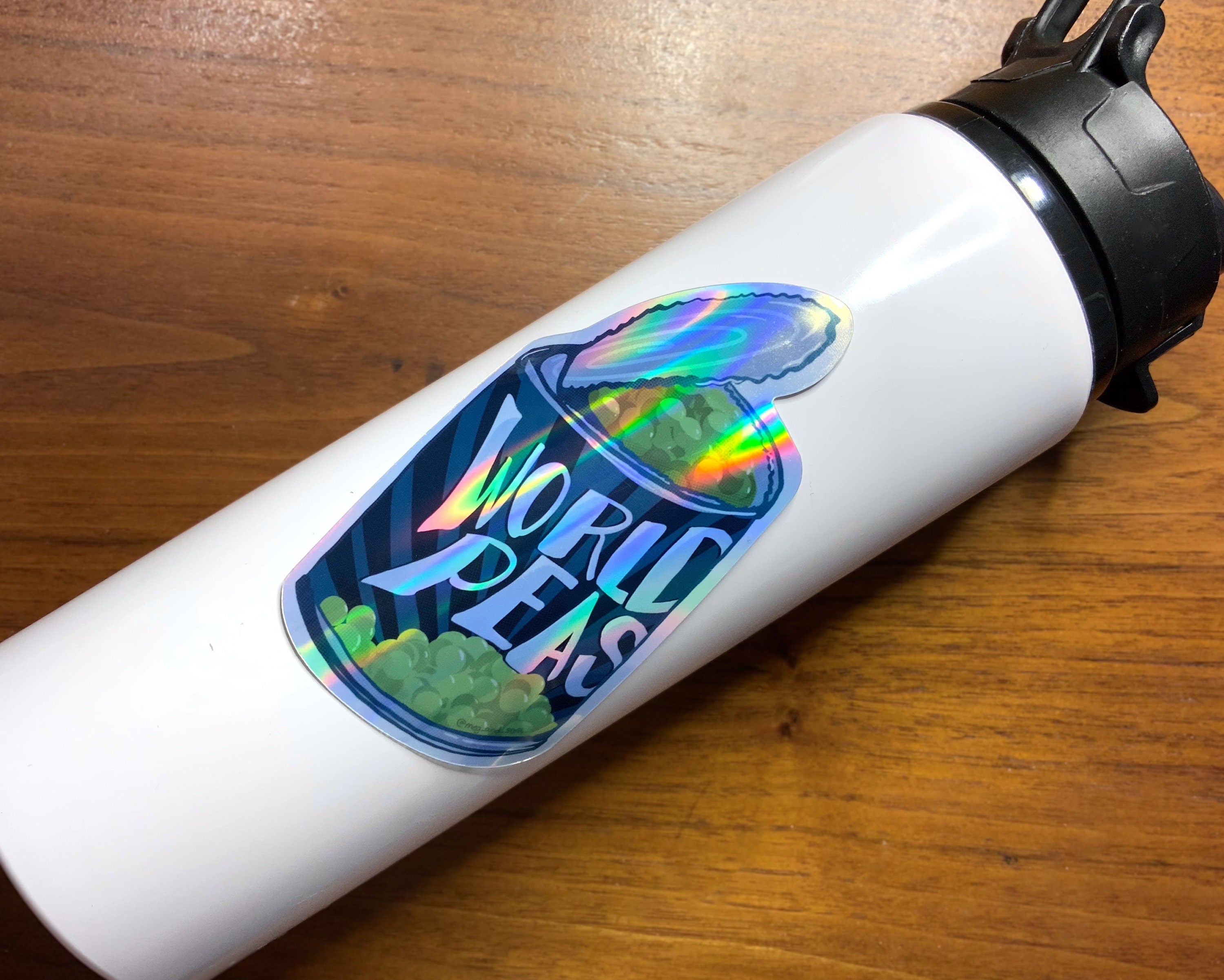 World Peas - Holographic Sticker