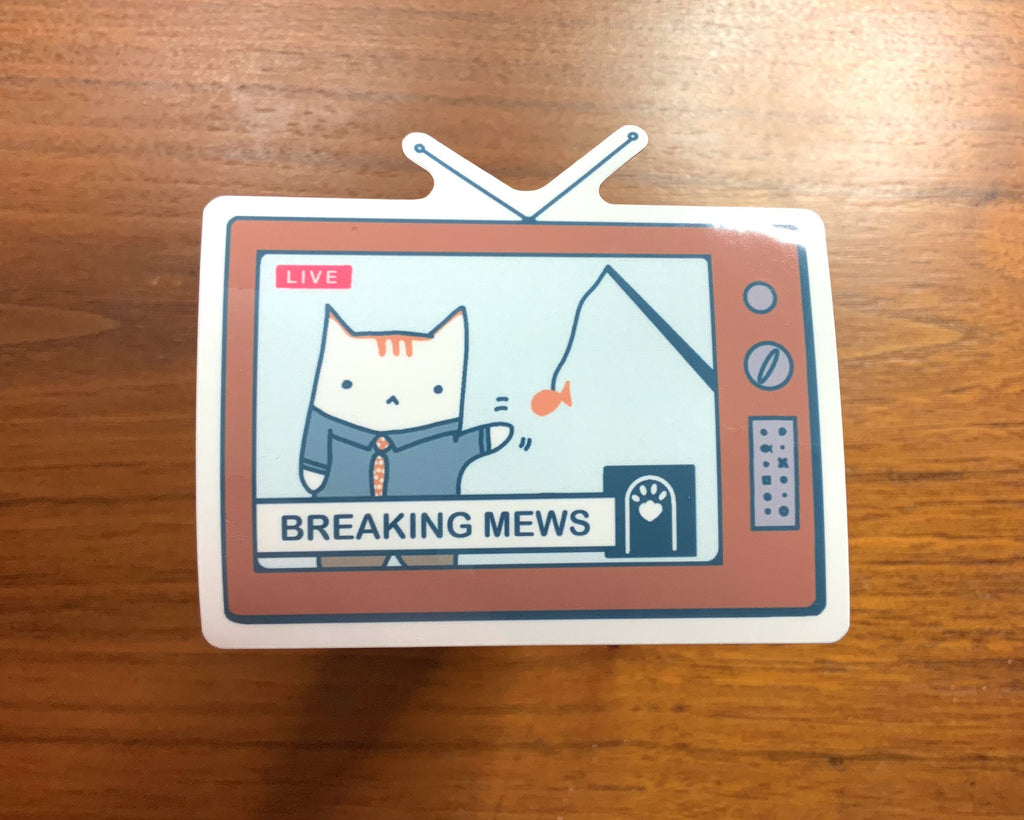 Mews Anchor Cats - Vinyl Sticker