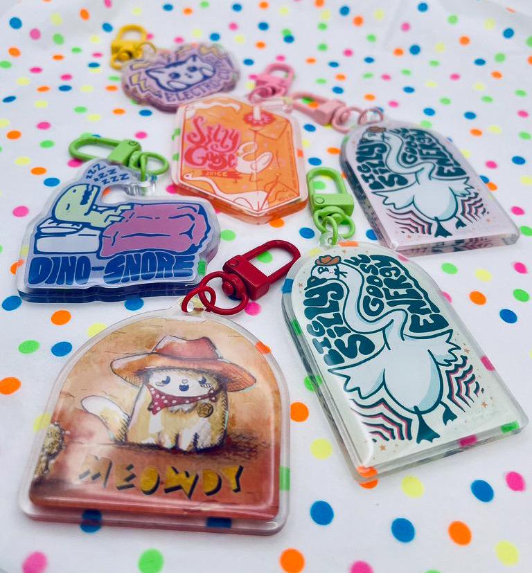 Big Silly Goose Energy - Keychain