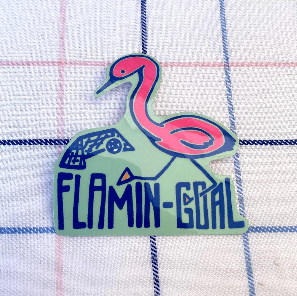 Flamin-Goal Vinyl Sticker