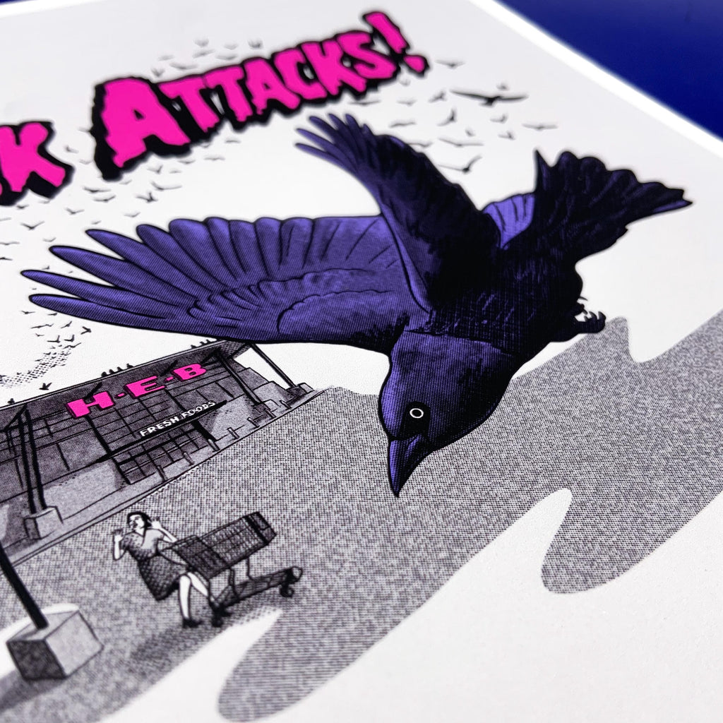 Grack Attacks! - 8x8 Art Print