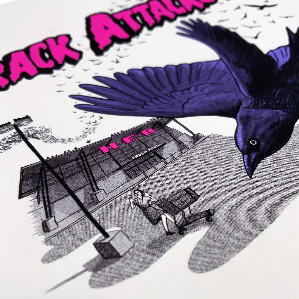 Grack Attacks! - 8x8 Art Print