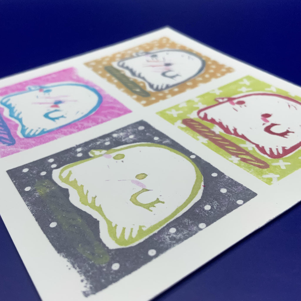 Little Ghosties - Mini Print