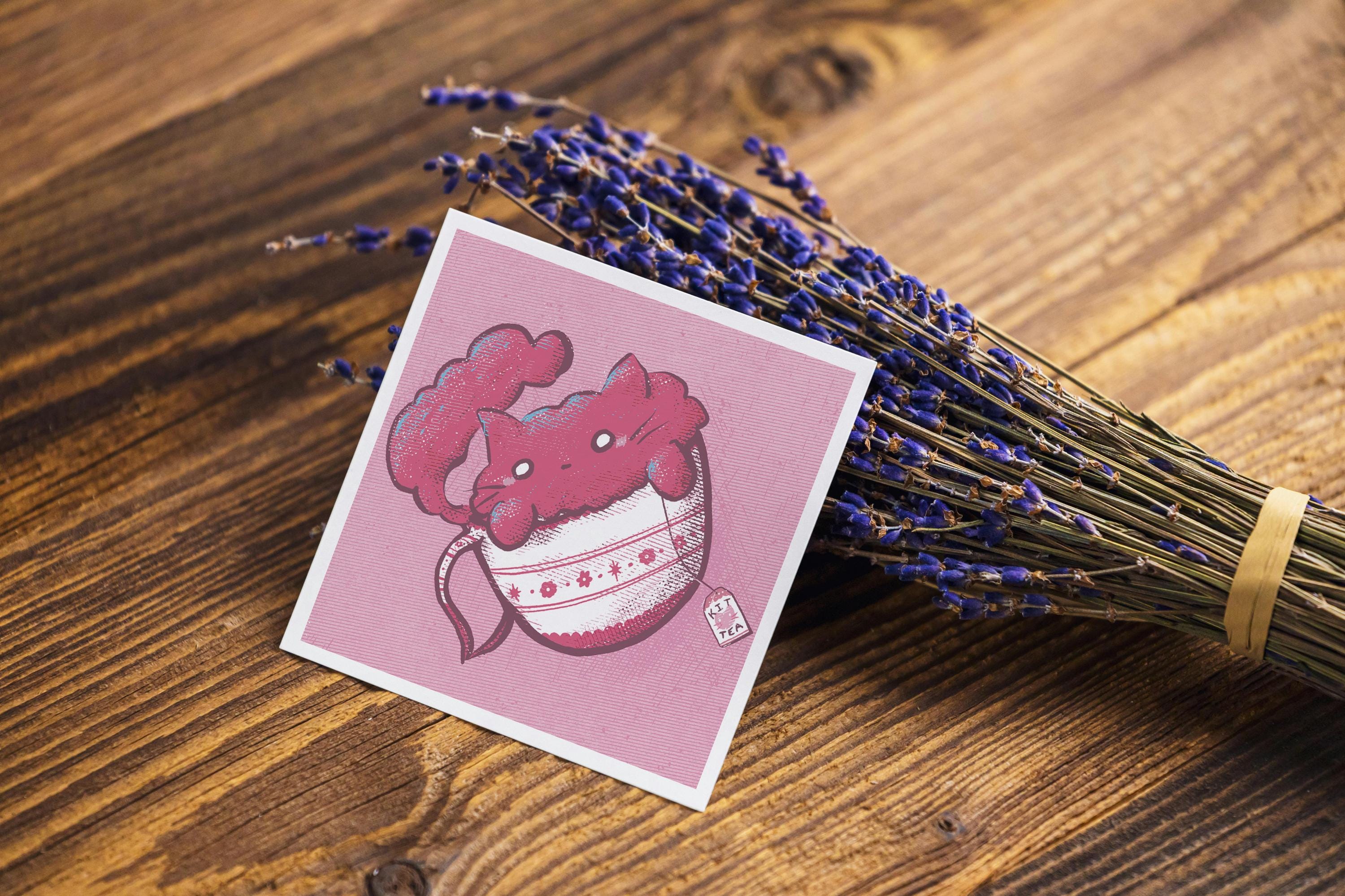 Kit-Tea Mini Print