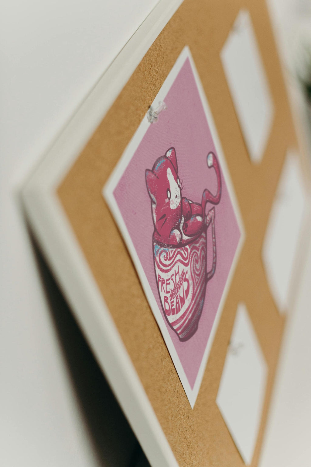 Coffee Cat Mini Print