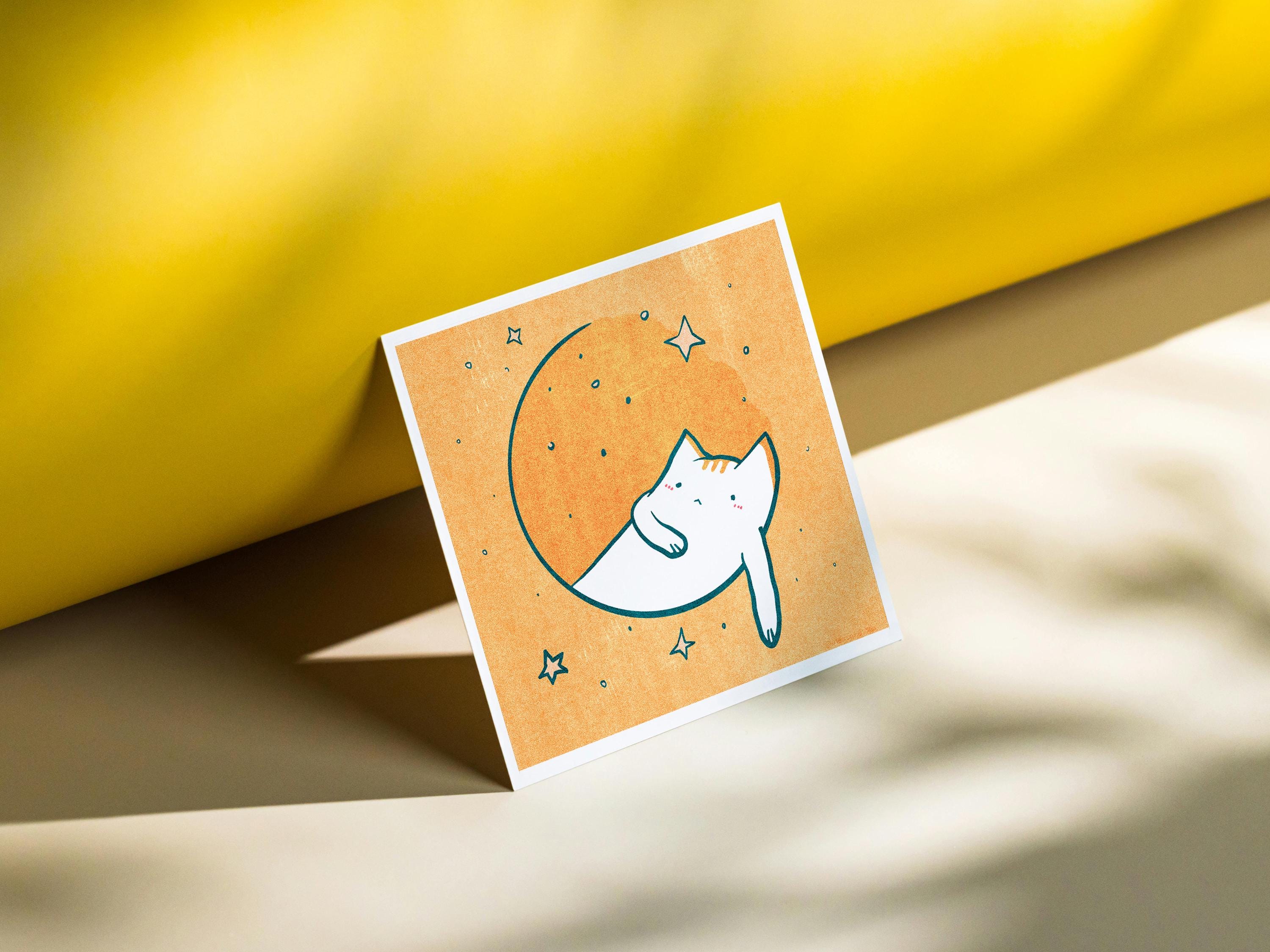 Cosmic Cat Mini Print