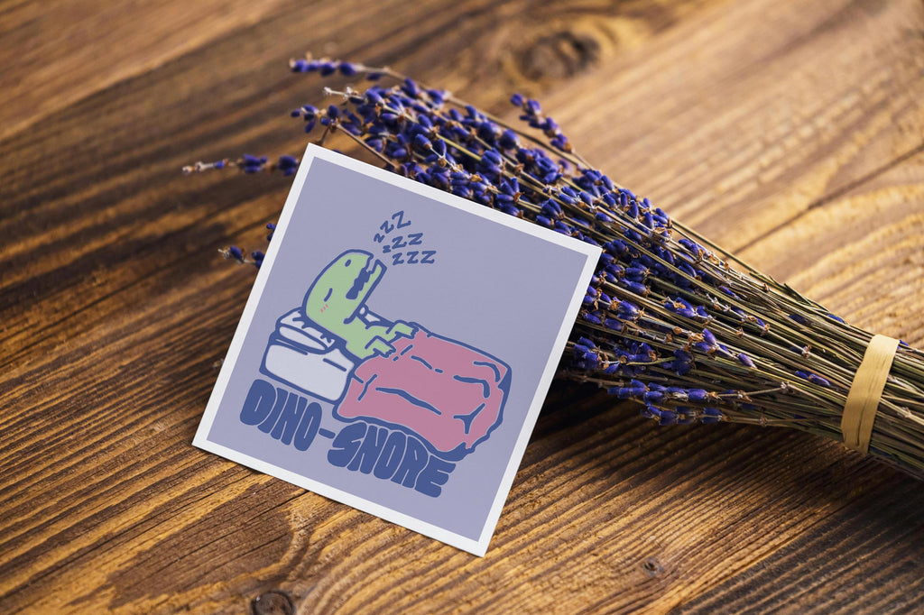Dino-Snore Mini Print