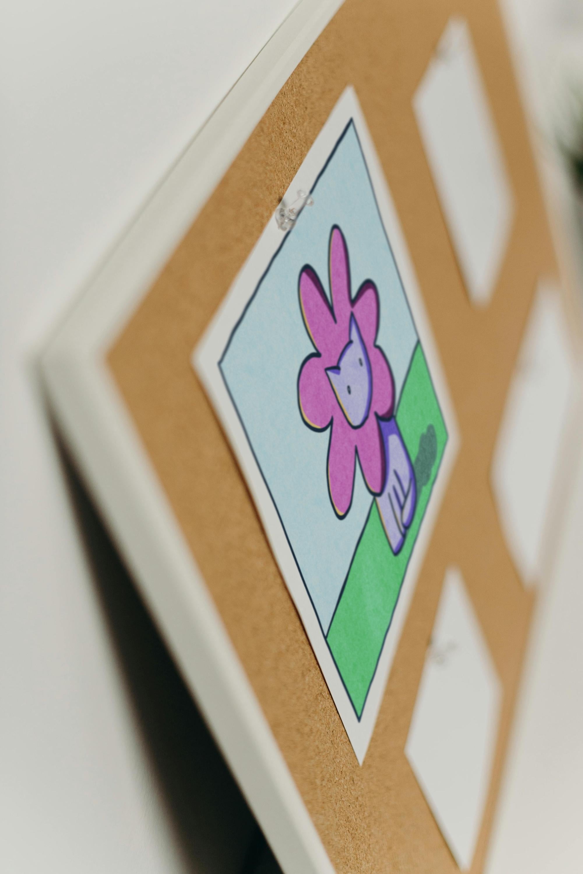 Seasons Cat - Spring - Mini Print