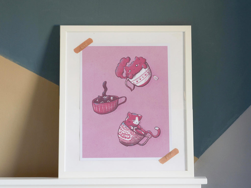 Kit-Teas - Art Print 11x14