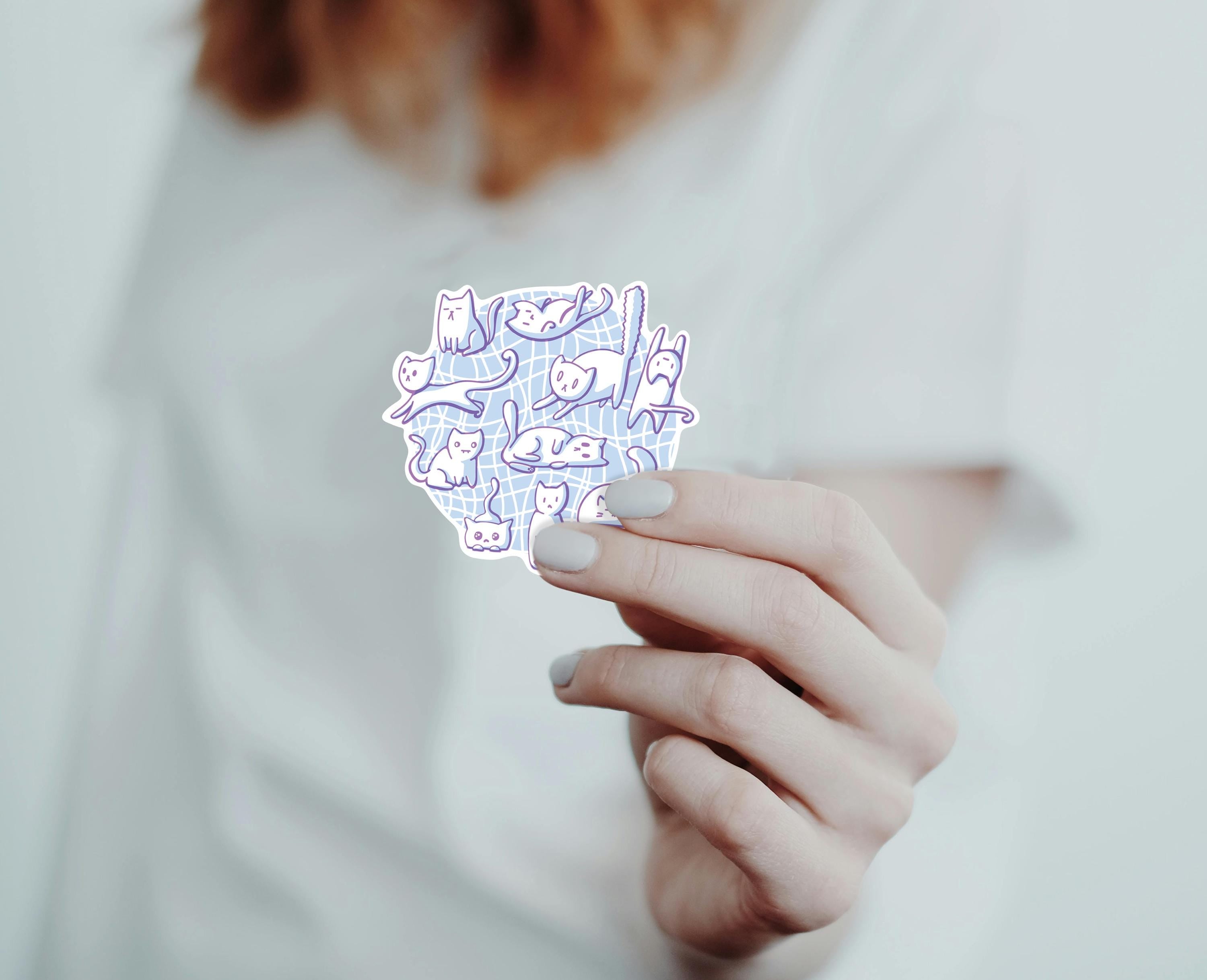 Circle of Cats - Vinyl Sticker