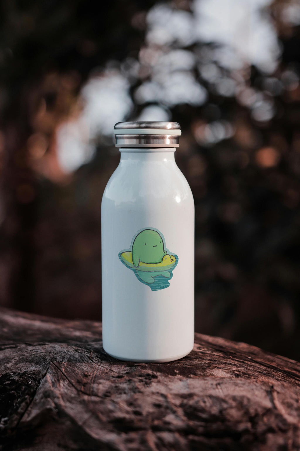 Floatie Jeff Sticker: Glossy Waterproof Vinyl Decal