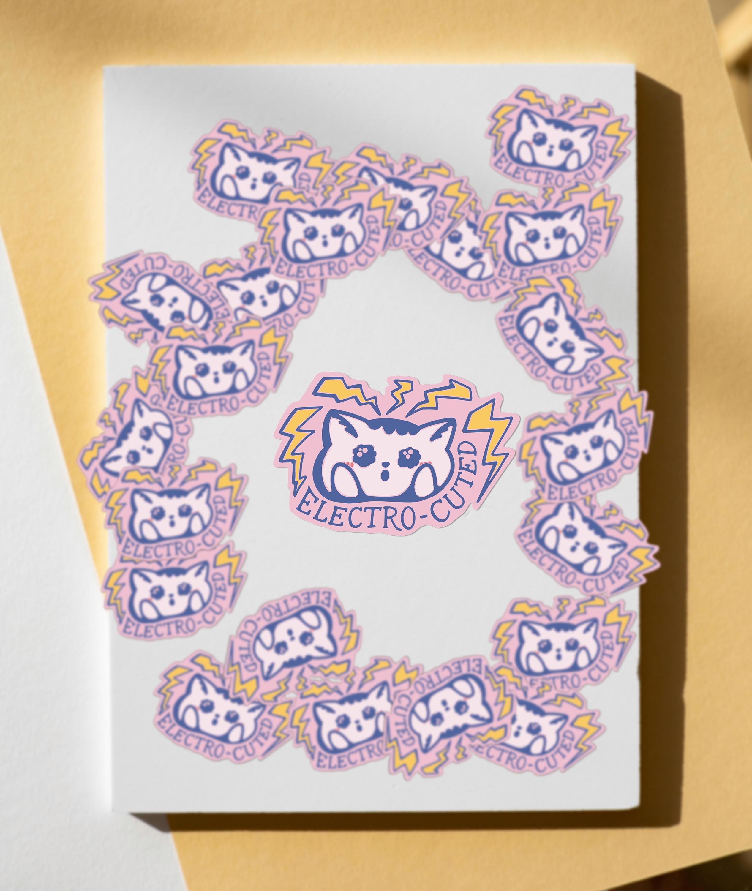 Electro-Cuted Vinyl Sticker