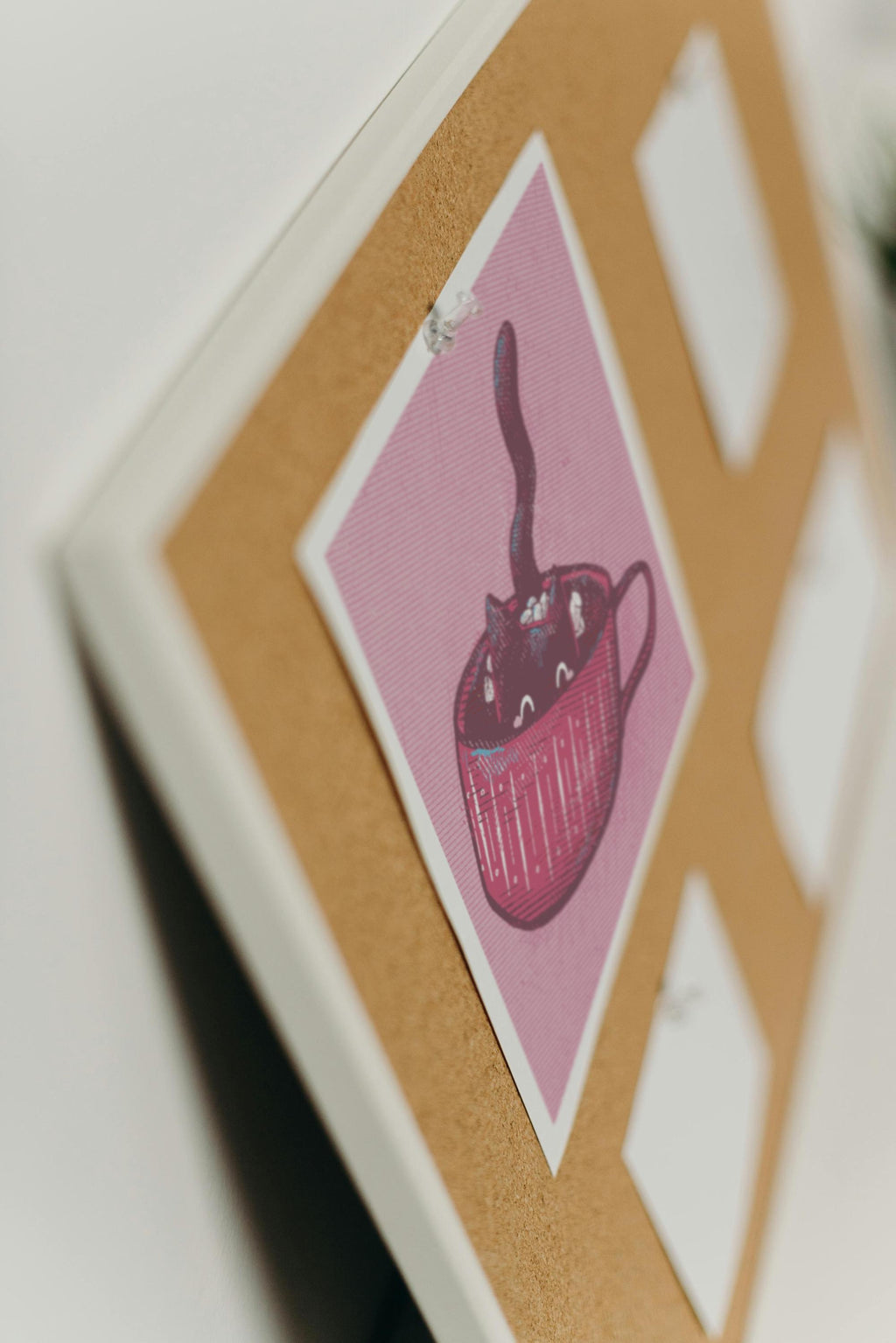 Hot Cocoa Cat Mini Print