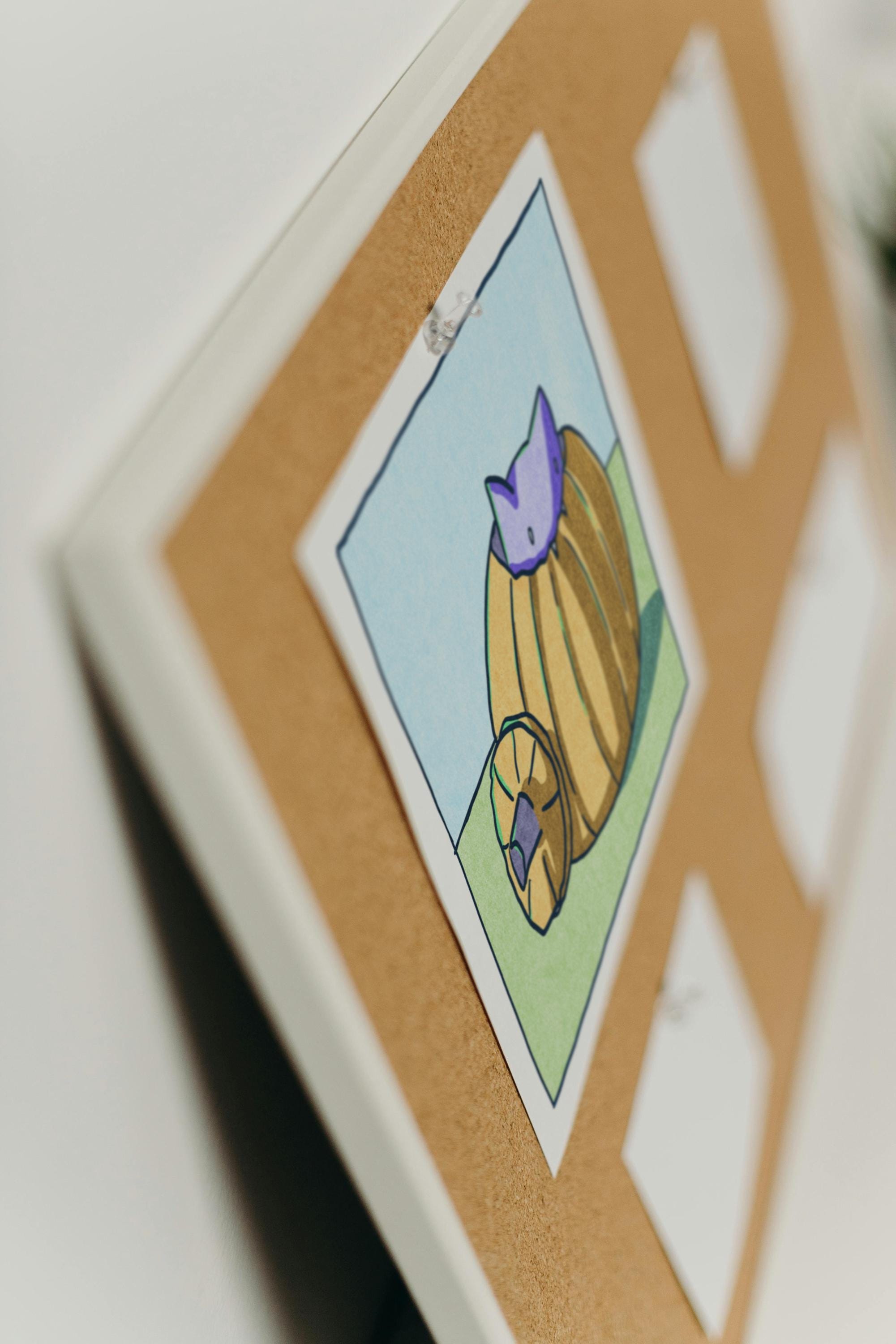 Seasons Cat - Autumn - Mini Print