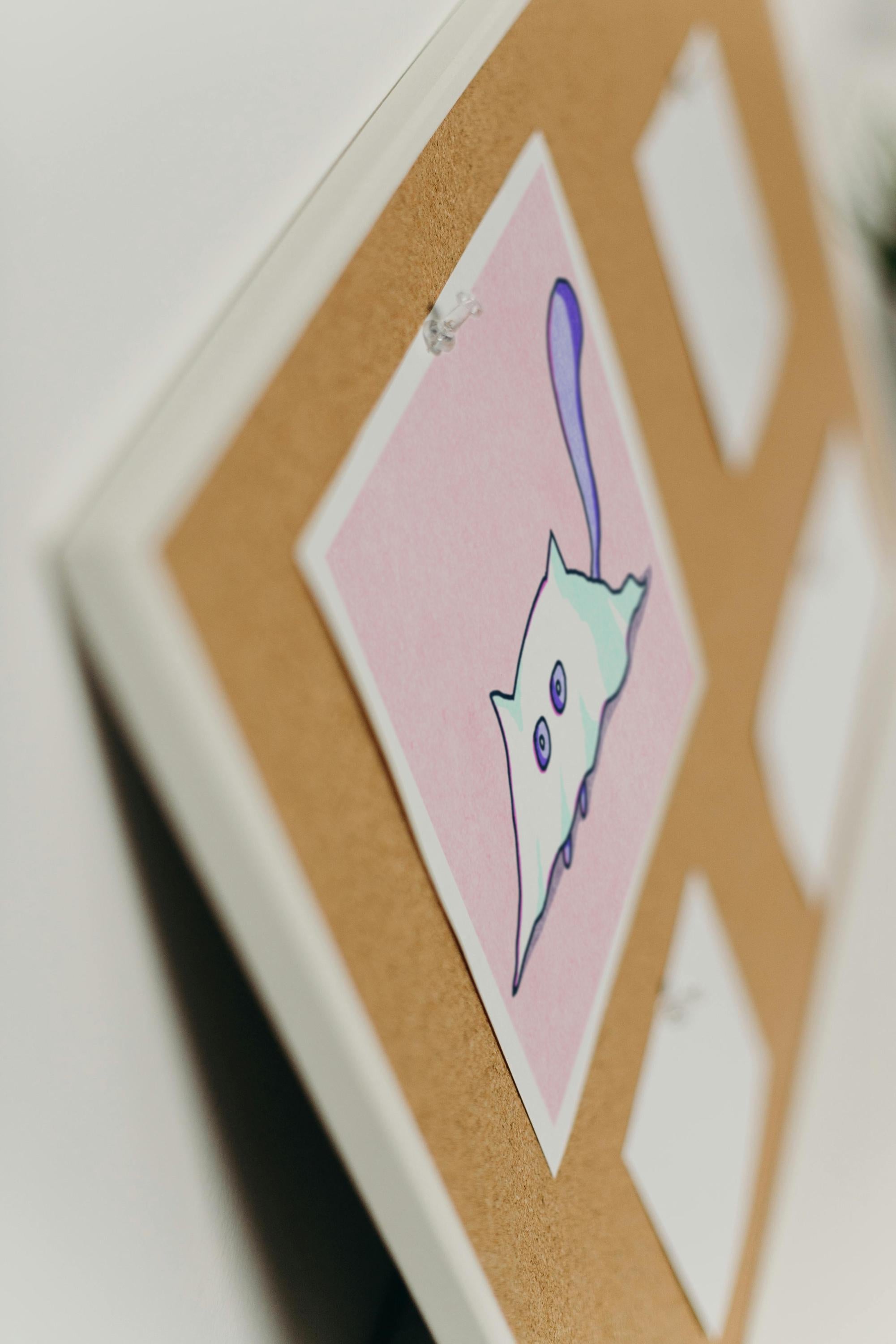 Spooky Cat - Ghost - Mini Print