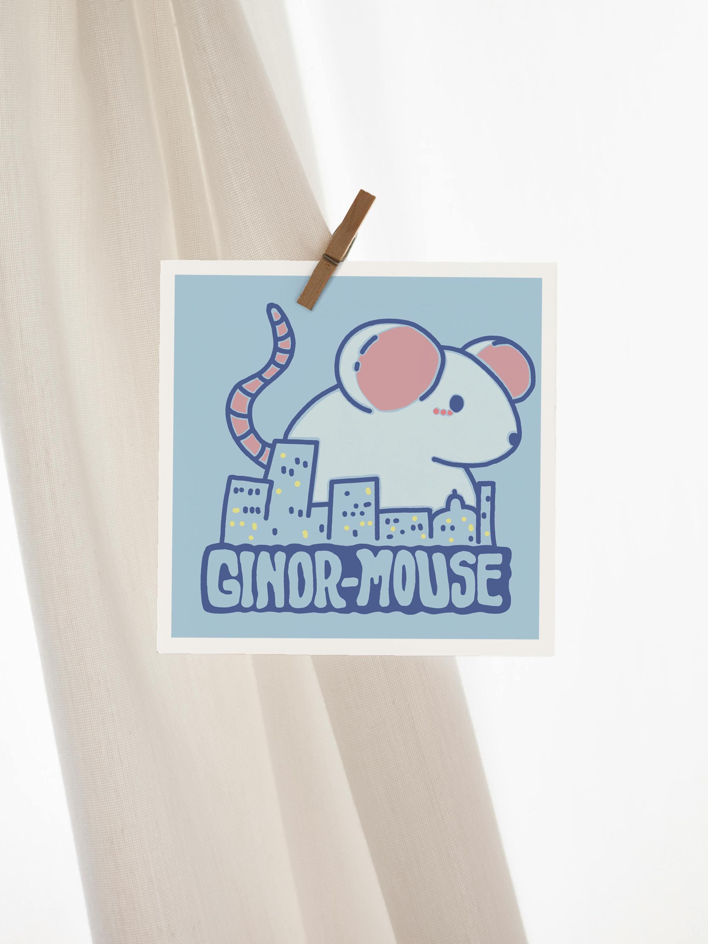 Ginor-Mouse Mini Print