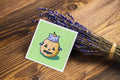 Spooky Cat - Pumpkin - Mini Print