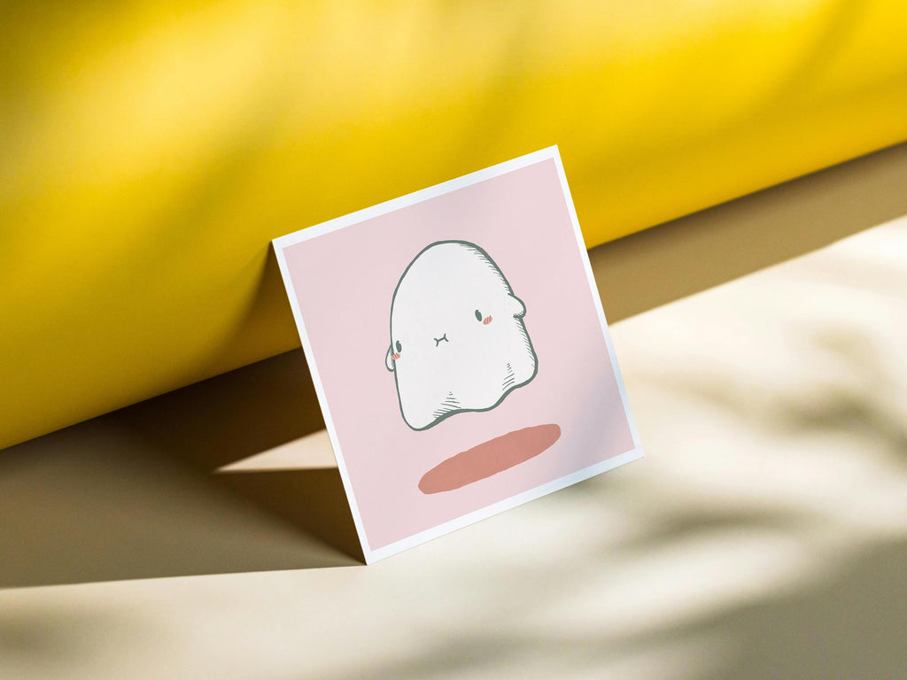 Pink Ghost - Mini Print