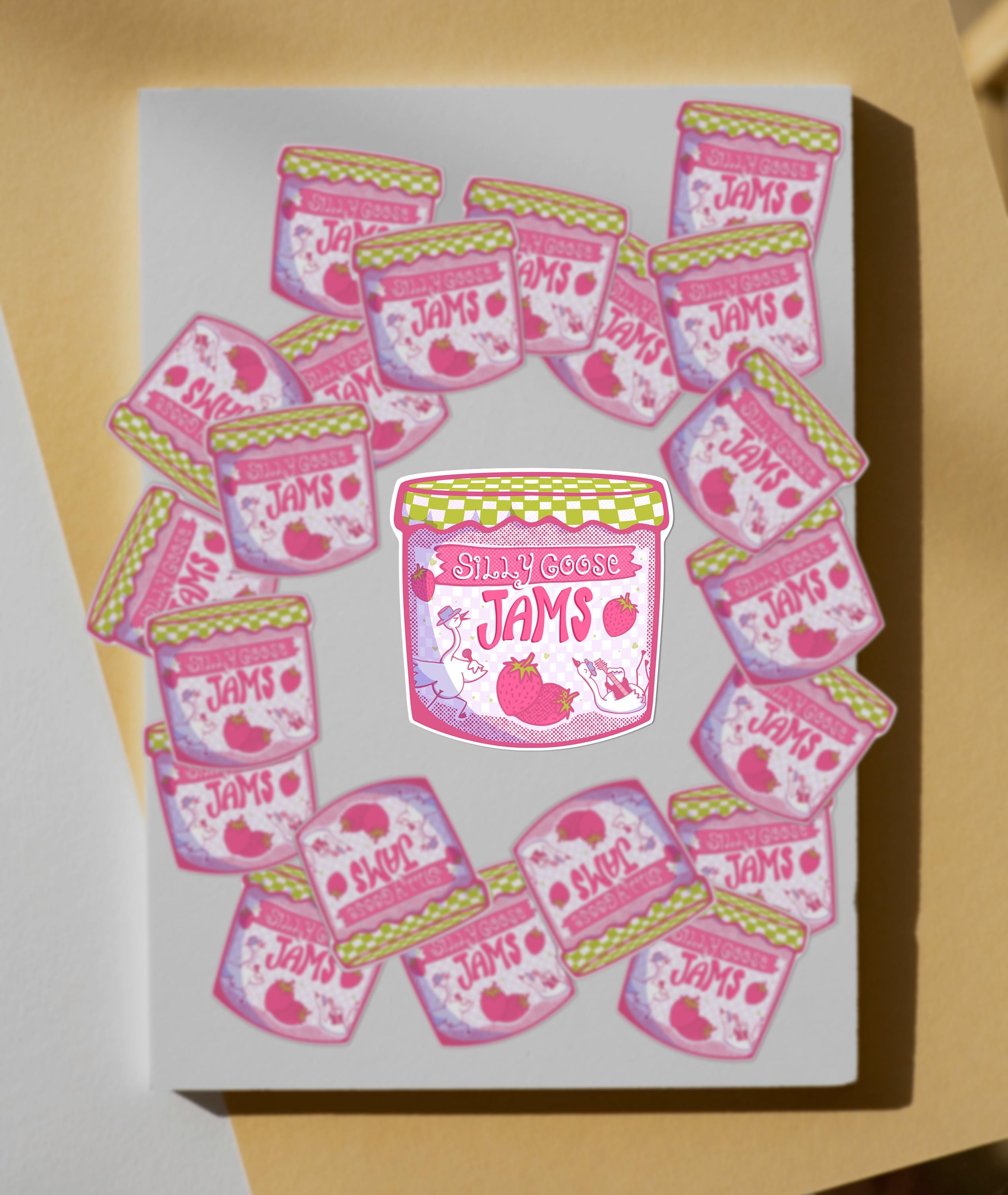 Silly Goose Jams Vinyl Sticker