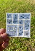 Texas Wildflowers Vinyl Sticker