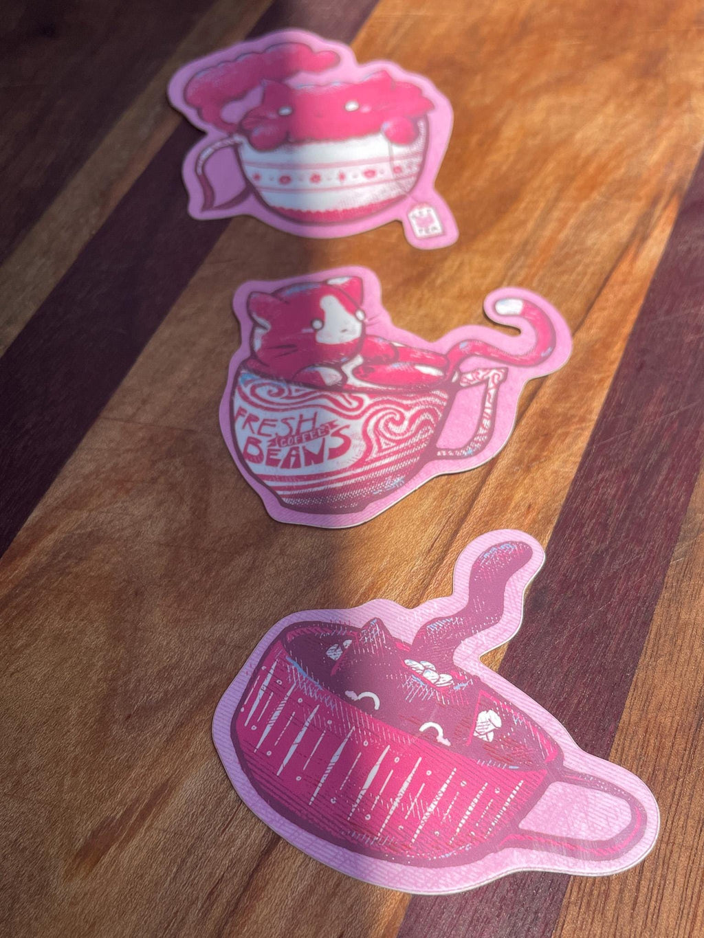 Coffee Cup Kit-Tea - Waterproof Sticker