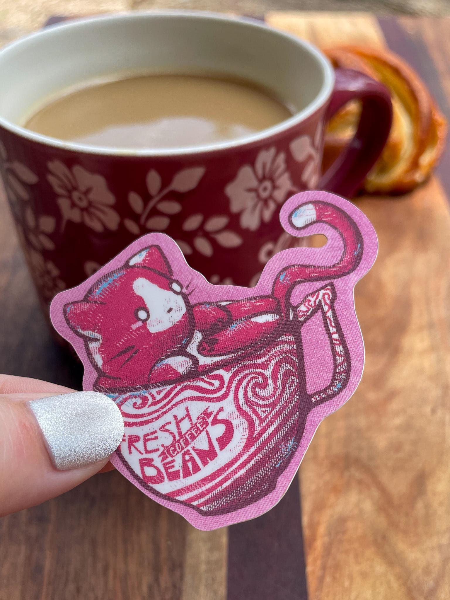 Coffee Cup Kit-Tea - Waterproof Sticker
