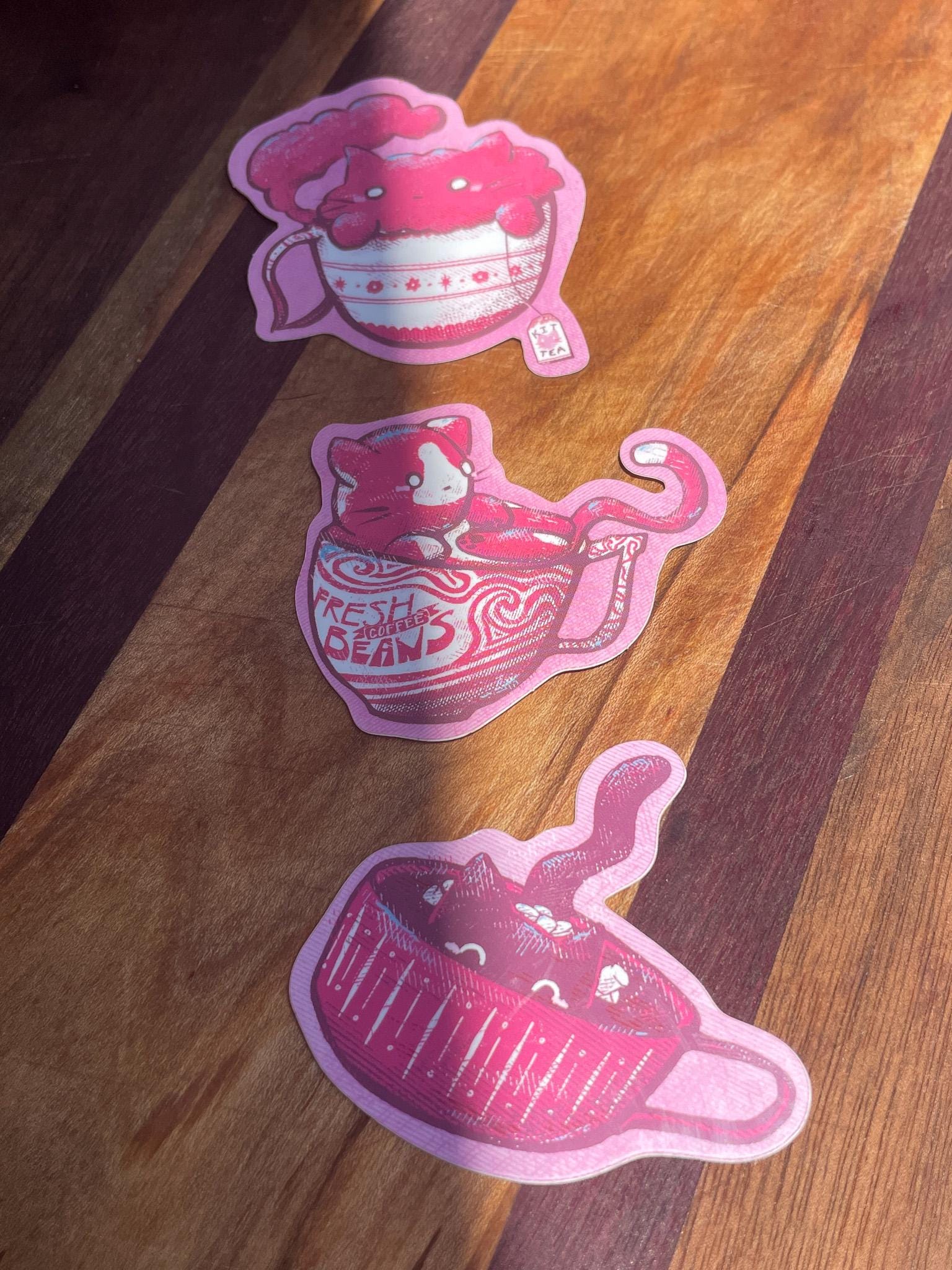 Tea Cup Kit-Tea - Waterproof Sticker