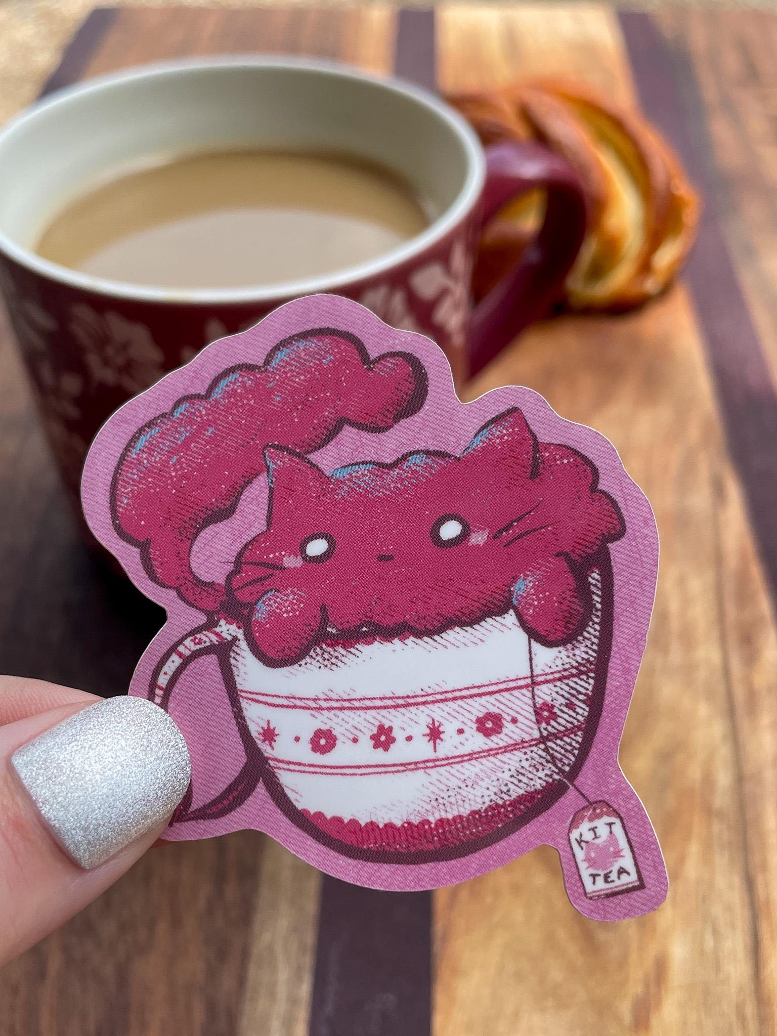 Tea Cup Kit-Tea - Waterproof Sticker