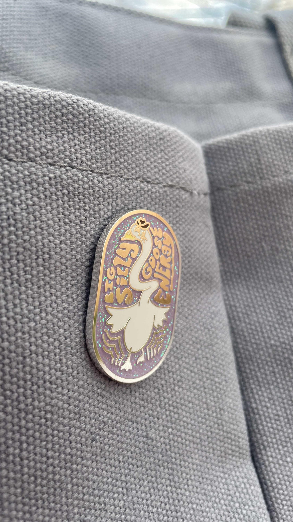 Big Silly Goose Energy - Enamel Pin