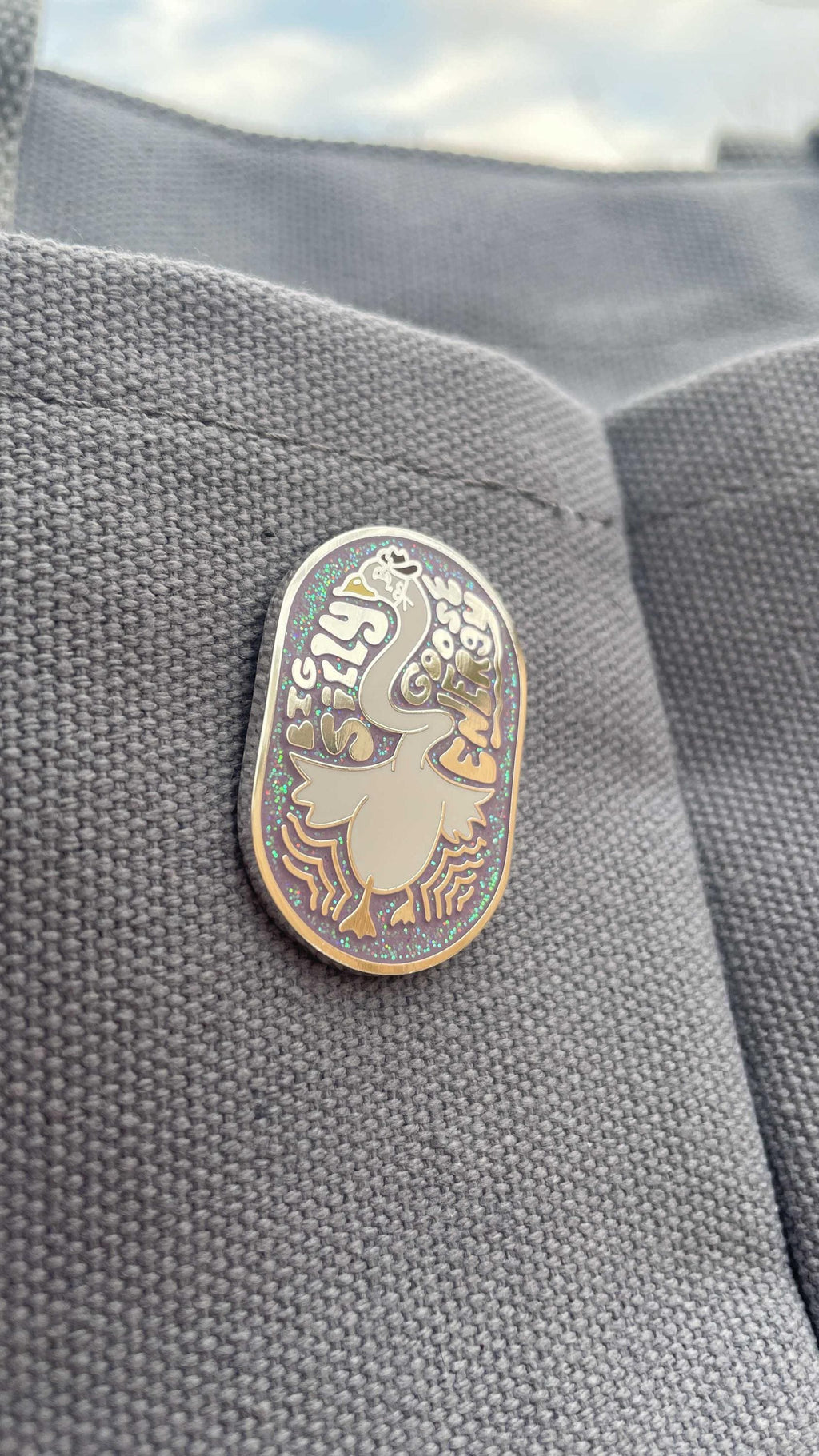 Big Silly Goose Energy - Enamel Pin