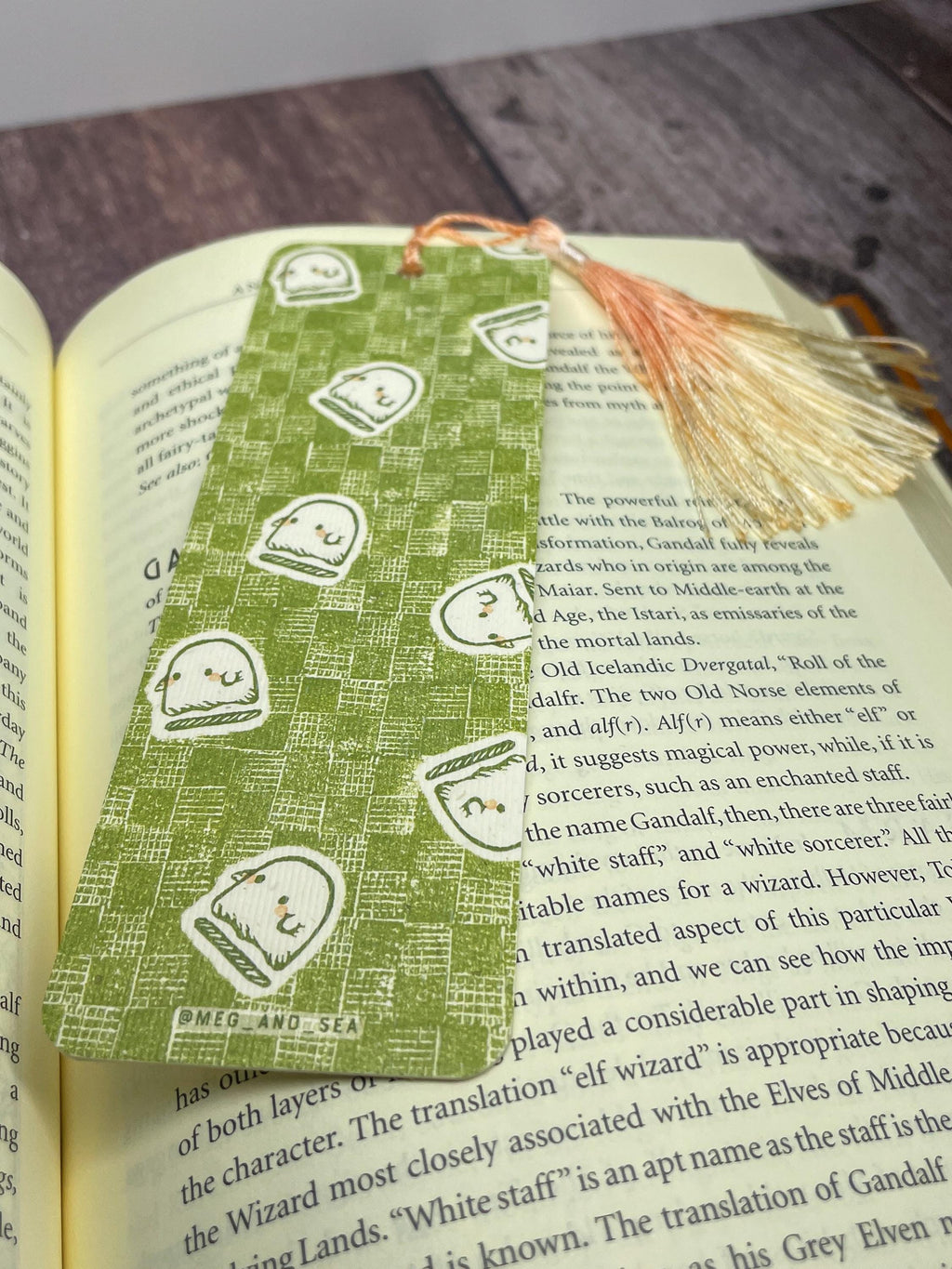 Lil' Green Ghost Bookmark