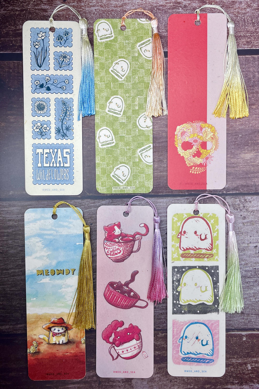 Meowdy Cowboy Cat Bookmark