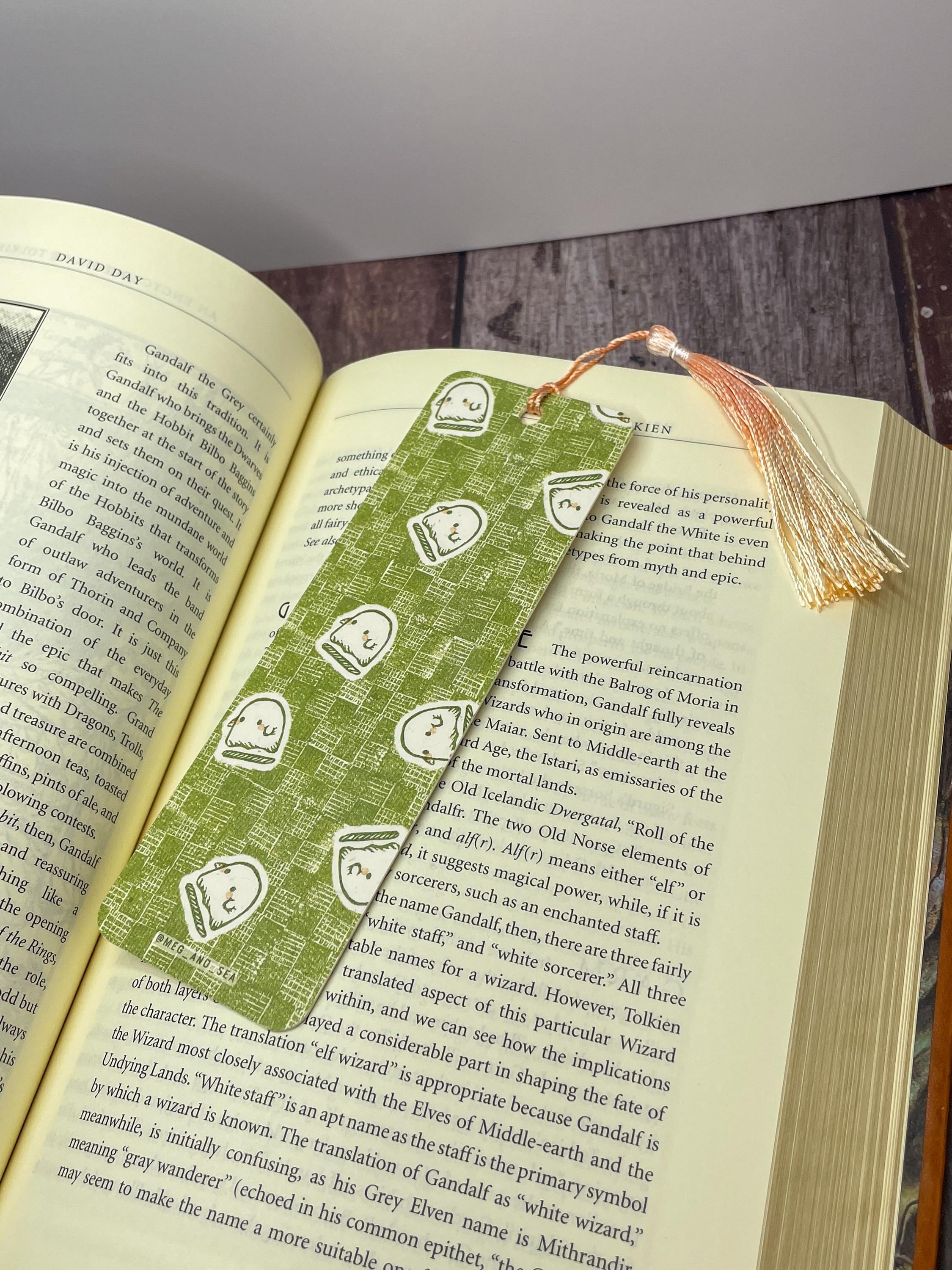 Lil' Green Ghost Bookmark