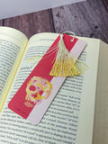 Floral Skull Bookmark