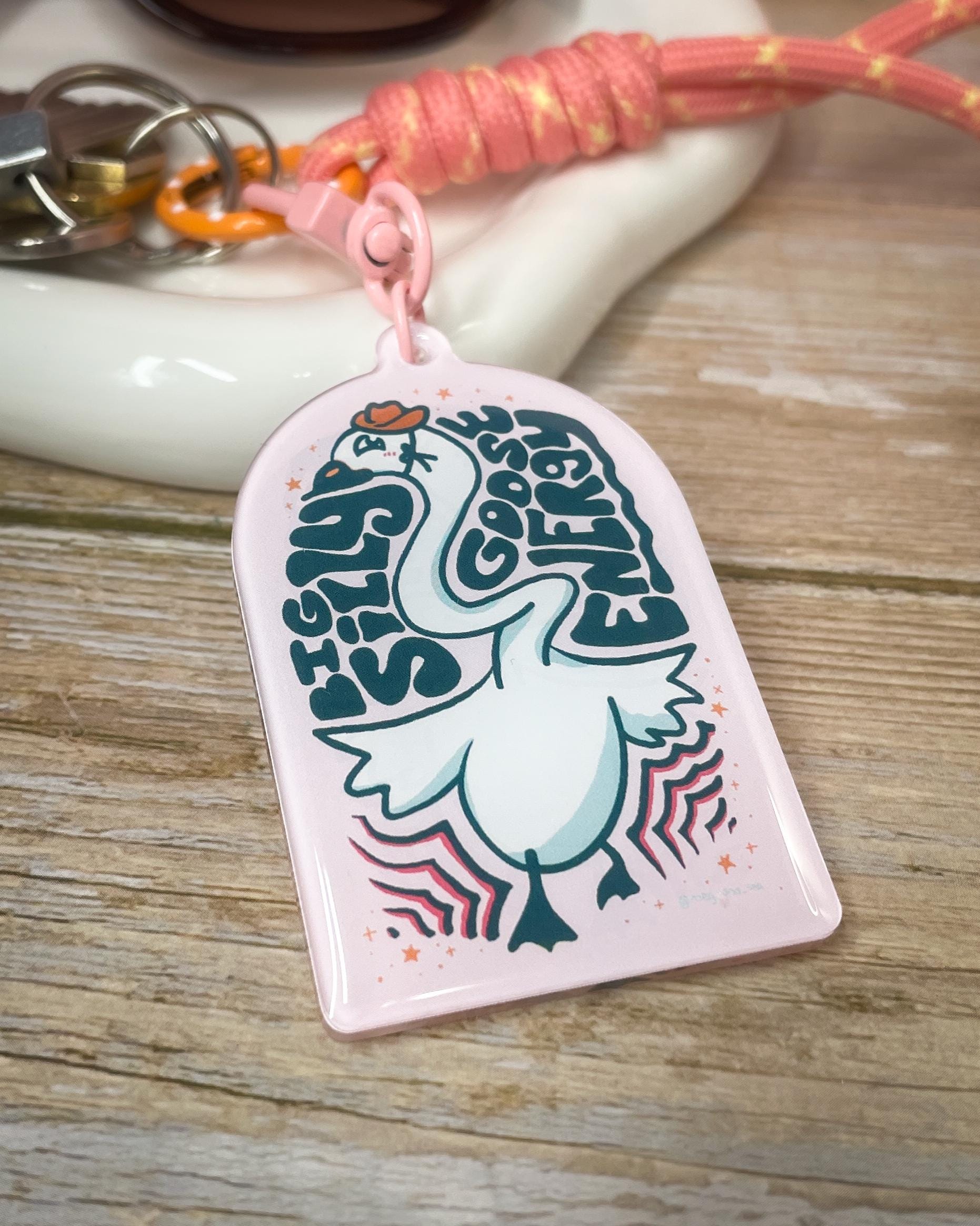 Big Silly Goose Energy - Keychain