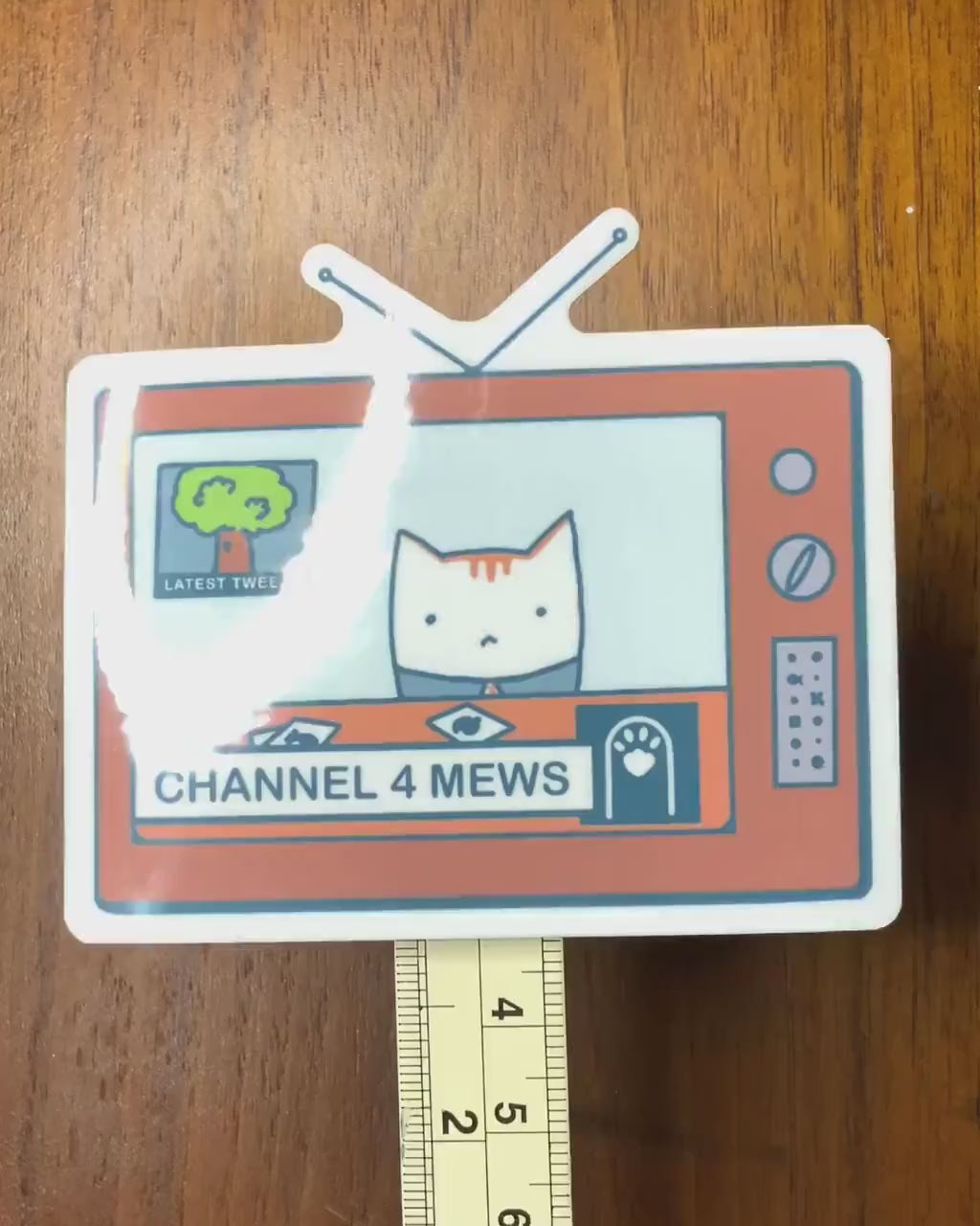 Mews Anchor Cats - Vinyl Sticker